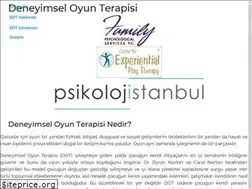 Sites similar to deneyimseloyunterapisi.com