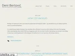 Sites similar to denibertovic.com