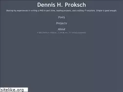 Sites similar to dennisproksch.de