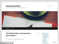 Sites similar to dennyimamazhari.wordpress.com