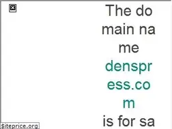 Sites similar to denspress.com