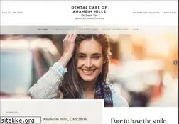 Sites similar to dentalcareanaheimhills.com
