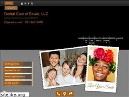 Sites similar to dentalcareofbowie.com