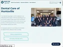 Sites similar to dentalcareofhuntsville.com