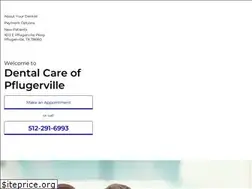 Sites similar to dentalcareofpflugerville.com