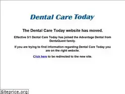 Sites similar to dentalcaretoday.net