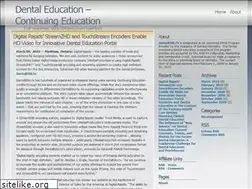 Sites similar to dentaleducationtv.wordpress.com