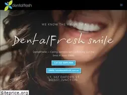 Sites similar to dentalfresh.com.au