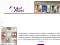 Sites similar to dentalplacementservice.com