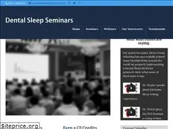 Sites similar to dentalsleepseminars.com