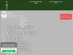 Sites similar to dentalspecialistsofniles.com