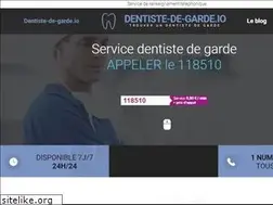 Sites similar to dentiste-de-garde.io