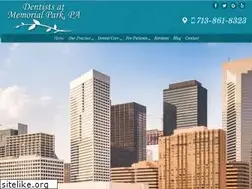 Sites similar to dentistsatmemorialpark.com