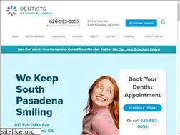 Sites similar to dentistsofsouthpasadena.com