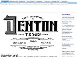 Sites similar to dentonhistory.net