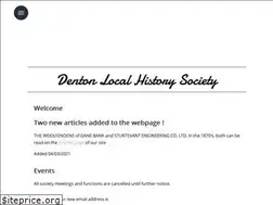 Sites similar to dentonlocalhistorysociety.co.uk
