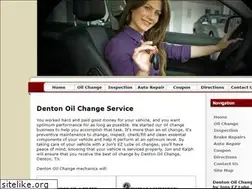 Sites similar to dentonoilchange.com