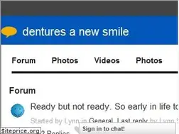 Sites similar to denturesanewsmile.ning.com
