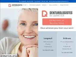 Sites similar to denturologistesduquartier.ca