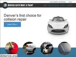 Sites similar to denverautobody.com