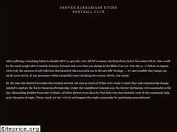 Sites similar to denverbarbariansrugby.com