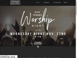 Sites similar to denvercalvary.org