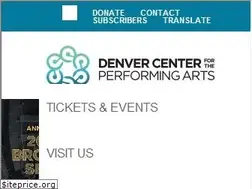Sites similar to denvercenter.org