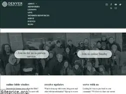 Sites similar to denverchurchofchrist.org