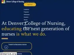 Sites similar to denvercollegeofnursing.edu