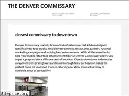 Sites similar to denvercommissary.com