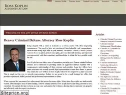 Sites similar to denvercriminalatty.com