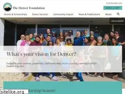 Sites similar to denverfoundation.org