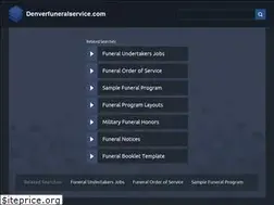 Sites similar to denverfuneralservice.com