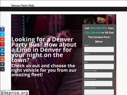 Sites similar to denverpartyride.com