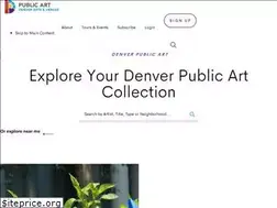 Sites similar to denverpublicart.org