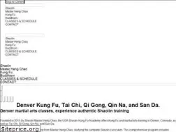 Sites similar to denvershaolinkungfuacademy.com