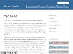 Sites similar to denversnuffer.com