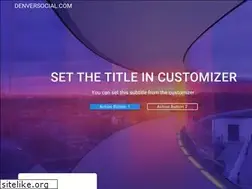 Sites similar to denversocial.com