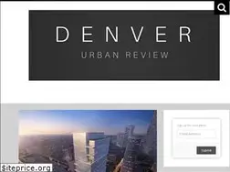 Sites similar to denverurbanreview.com