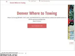 Sites similar to denverwheretotowing.com