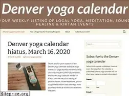 Sites similar to denveryogacalendar.com