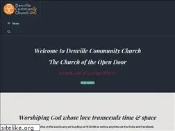 Sites similar to denvillecommunitychurch.org