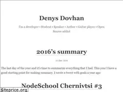 Sites similar to denysdovhan.com