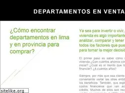 Sites similar to departamentosenventa.pe