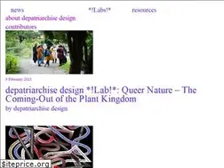 Sites similar to depatriarchisedesign.com