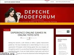 Sites similar to depechemodeforum.com
