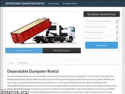 Sites similar to dependabledumpsterrental.com