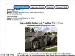 Sites similar to dependableroofer.com