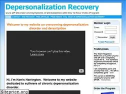 Sites similar to depersonalizationrecovery.com