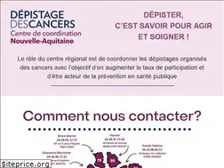 Sites similar to depistagecancer-na.fr